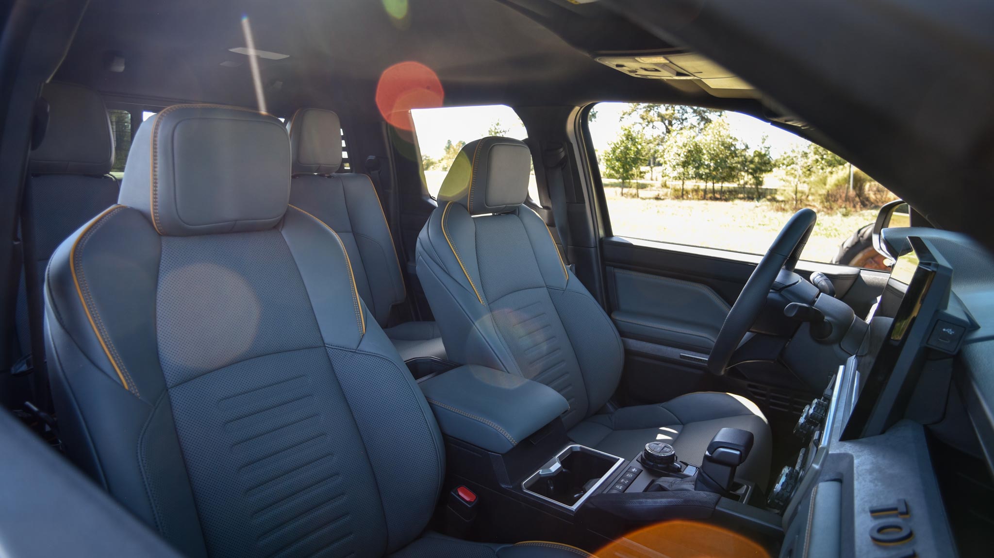 Tacoma Trailhunter interior seats