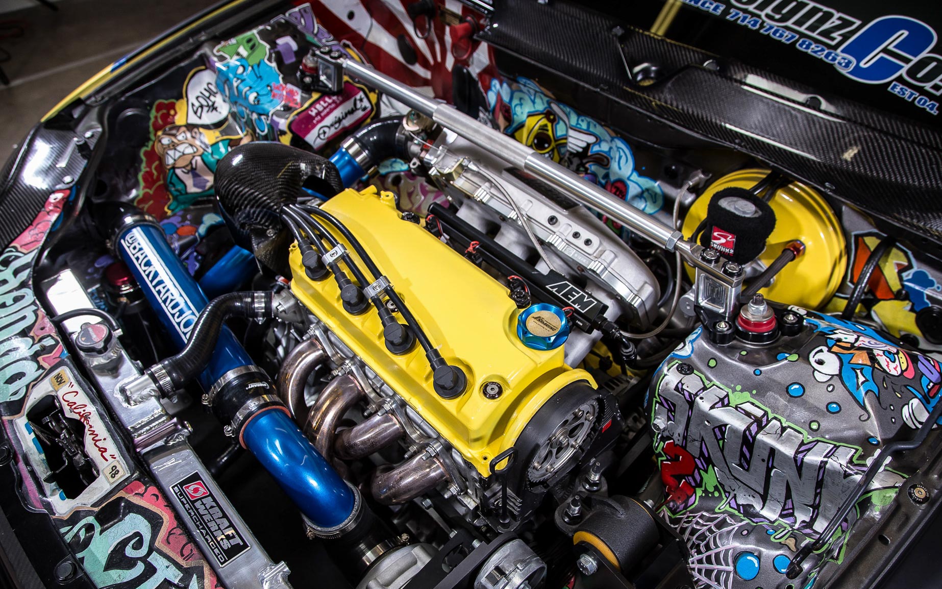 Honda engine bay