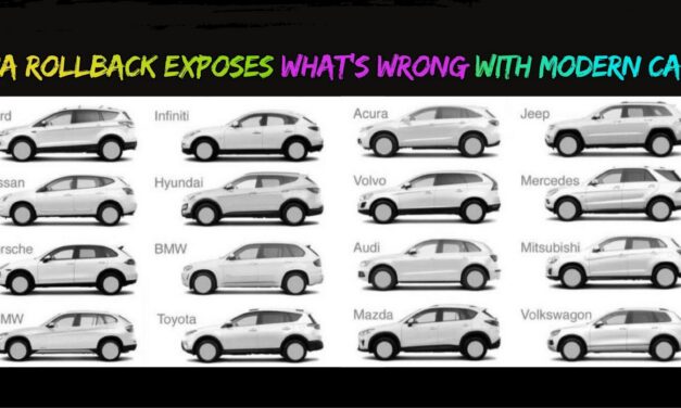 The EPA Rollback Exposes What’s Wrong With Modern Cars
