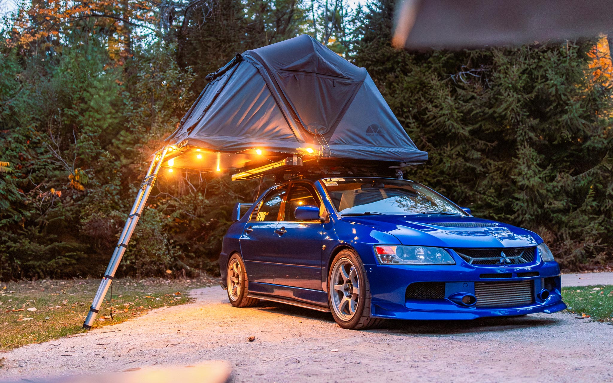 Evo with roof top tent