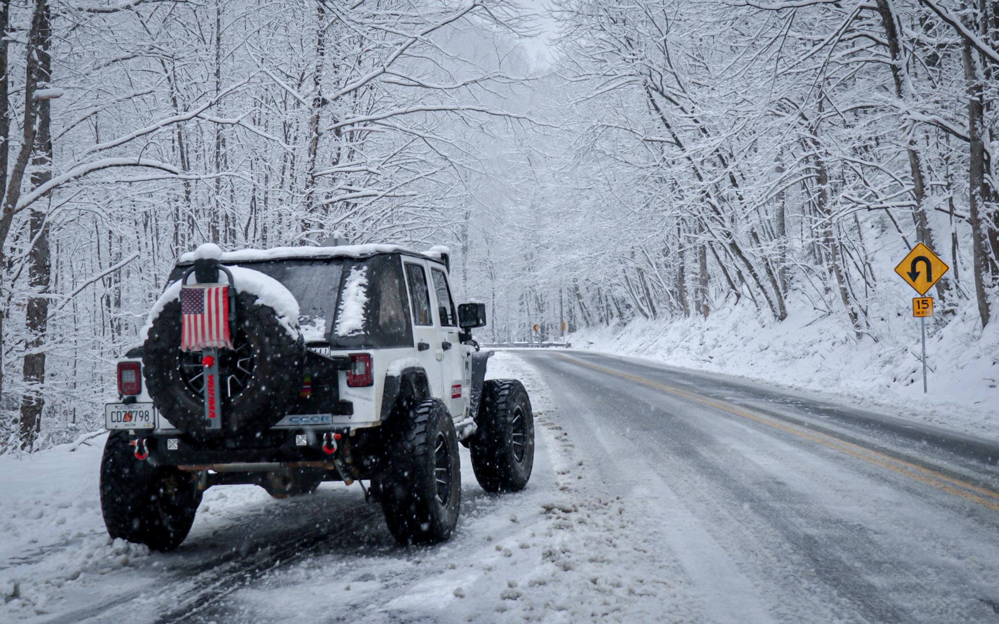 driving in snow ice
