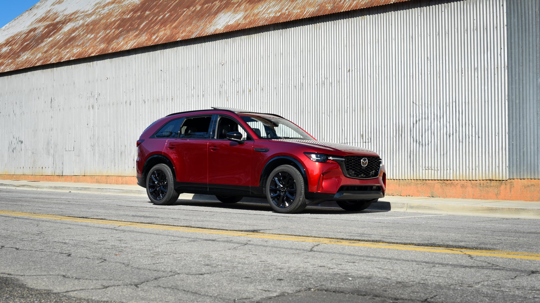Mazda CX-90 Turbo S soul red review