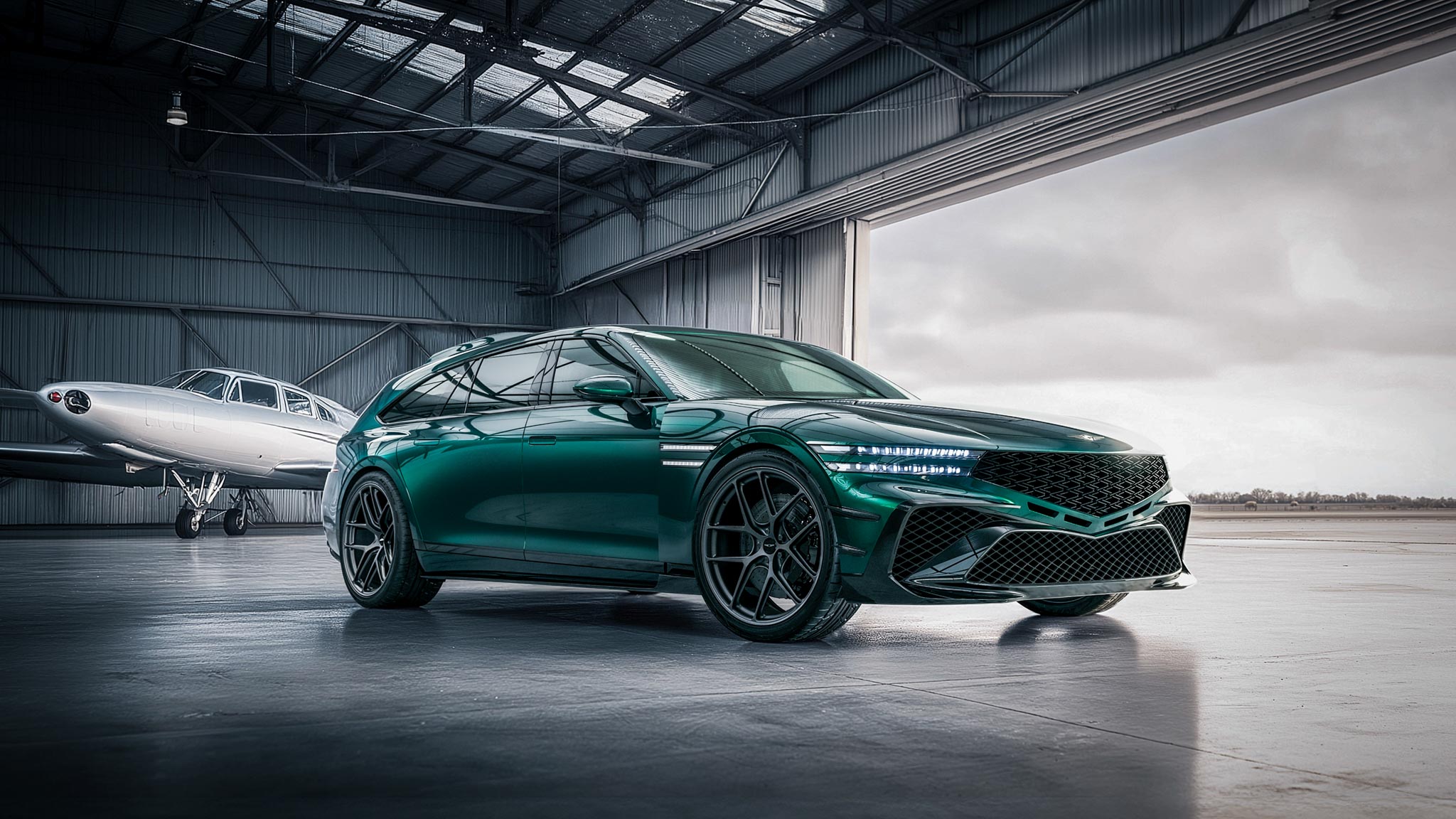 Genesis G90 wingback wagon concept