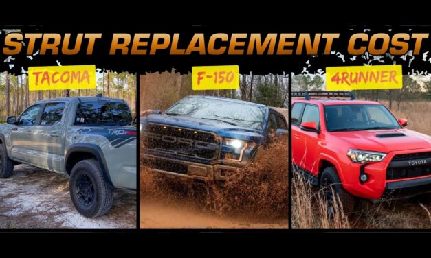 Strut Replacement Cost: What Tacoma, 4Runner, and F-150 Owners Need to Know