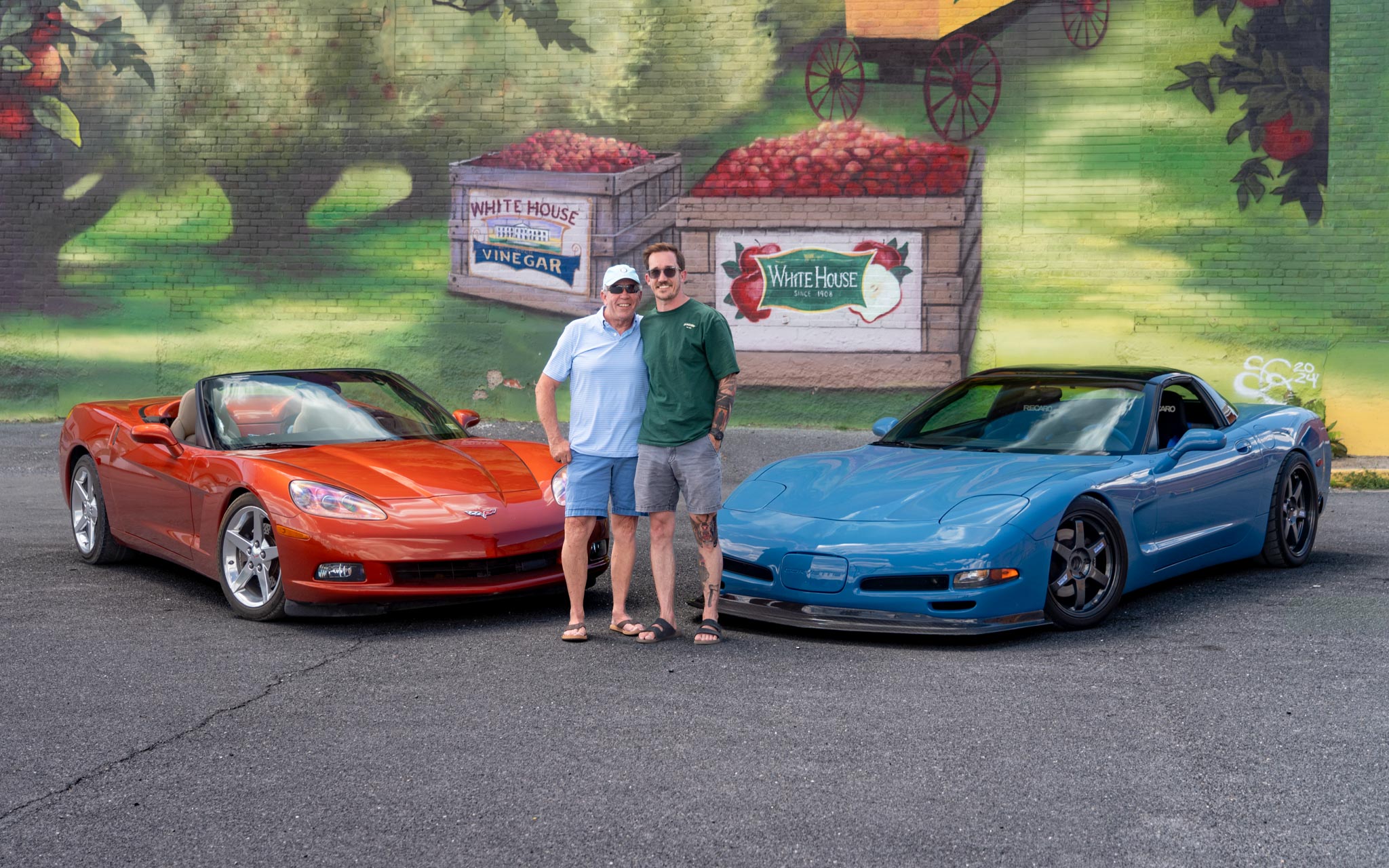 father son corvette