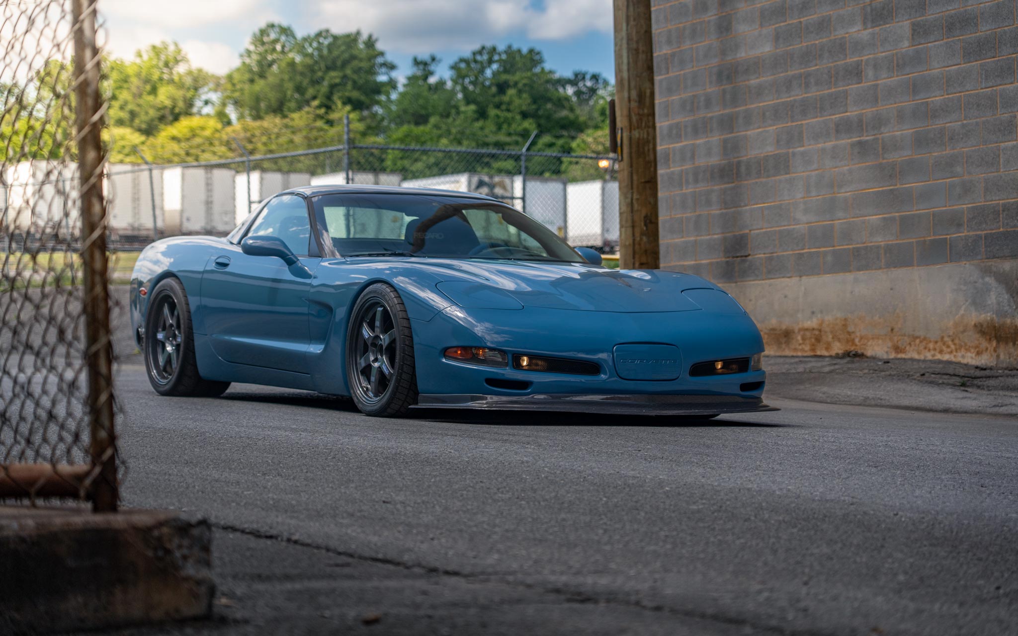 C5 Corvette with Volk TE37 wheels