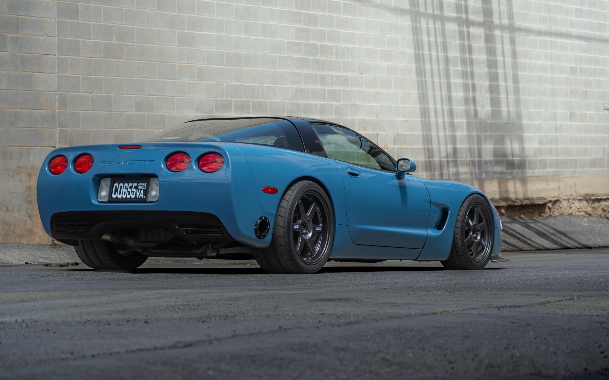 C5 Corvette with Volk TE37 wheels