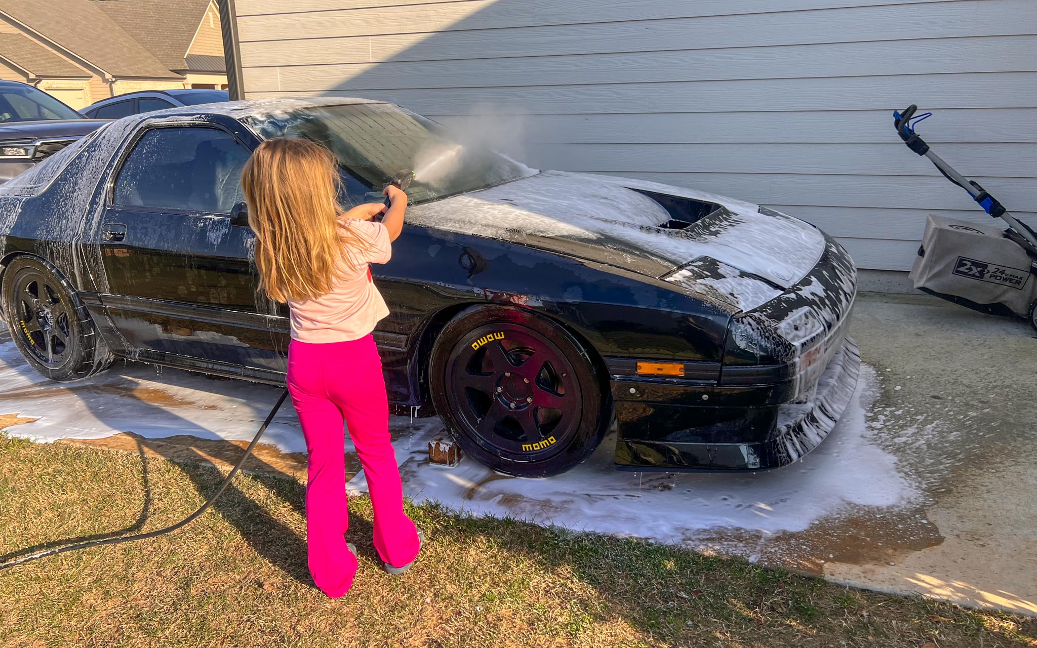 black Mazda RX-7 GTU