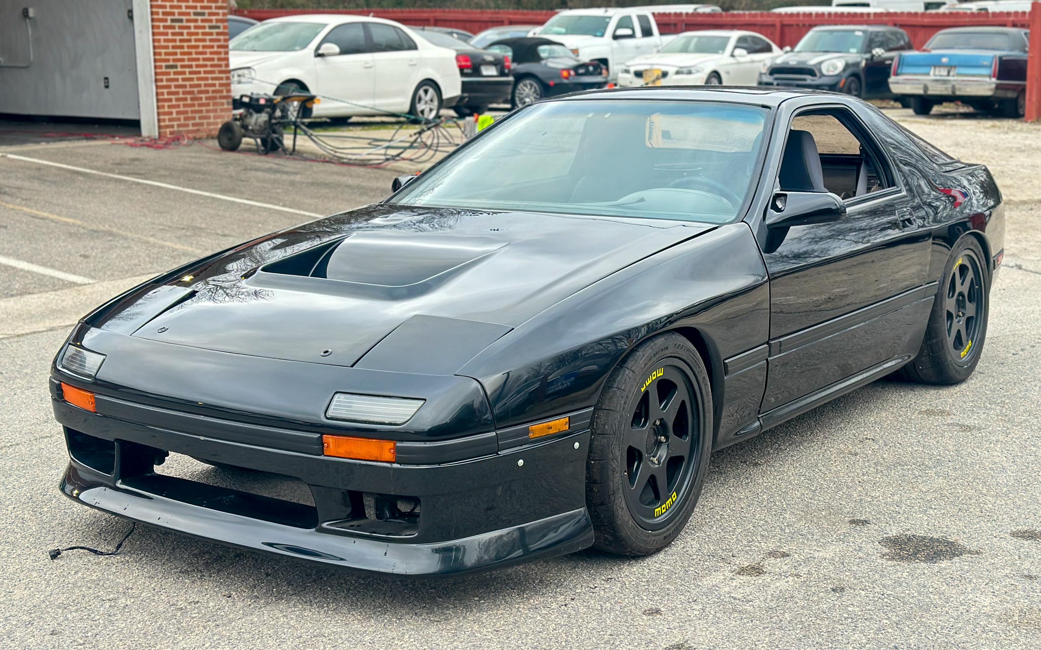black Mazda RX-7 GTU