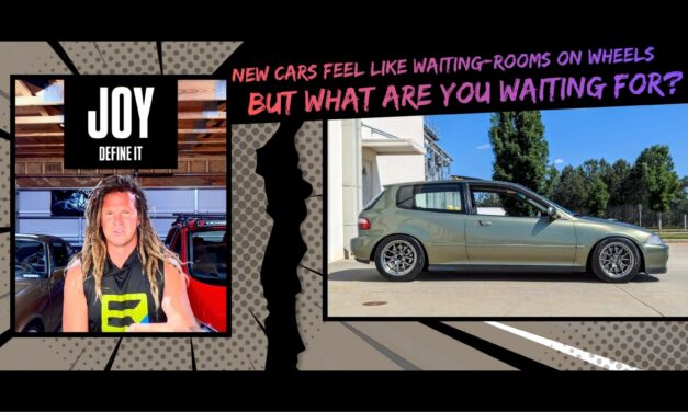 Joyful Driving – Not Found in Perfection