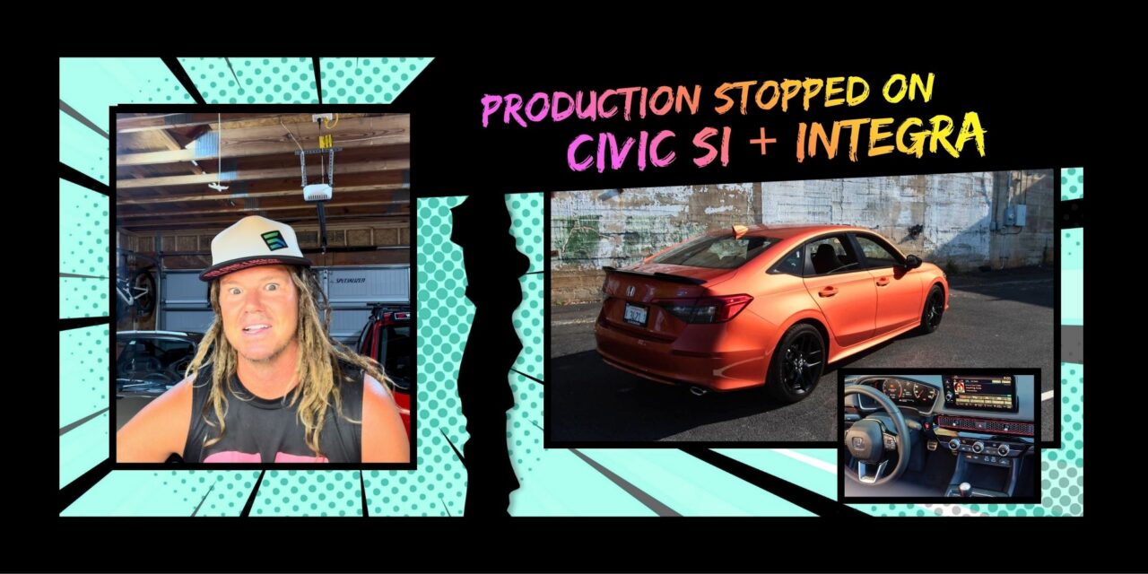 Honda Stops Production of Civic Si & Integra