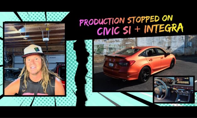 Honda Stops Production of Civic Si & Integra