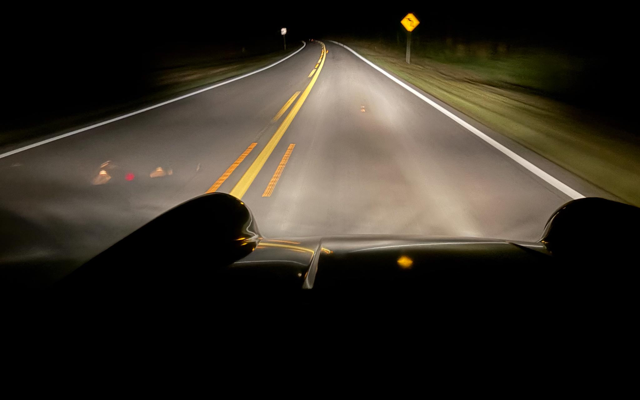 driving sports car windows down