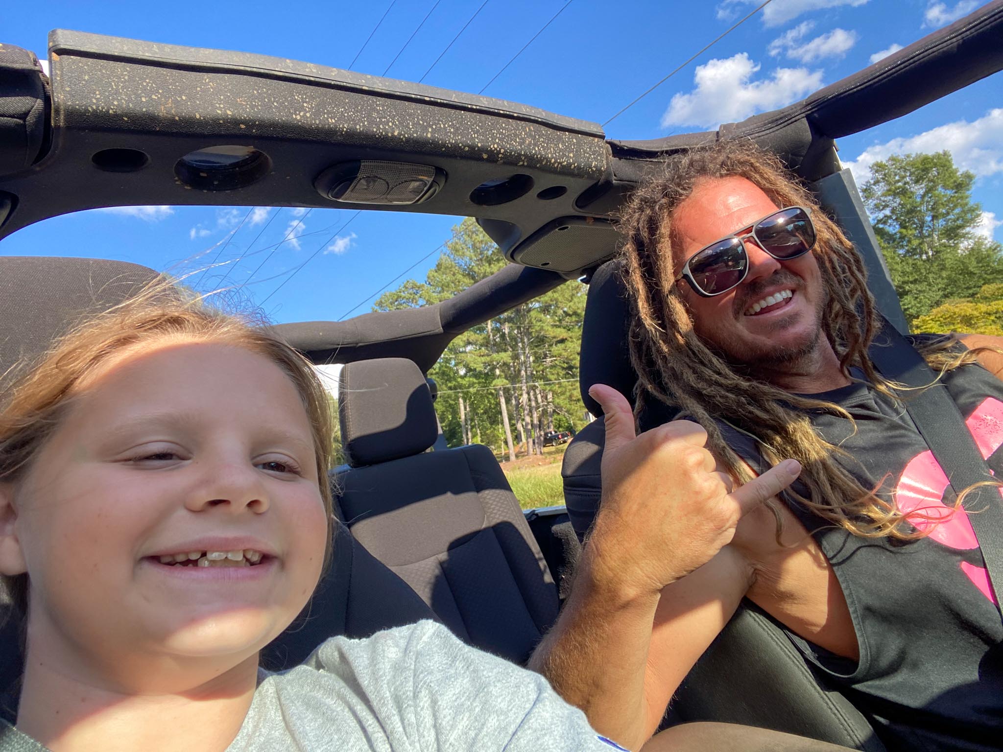 driving with the windows down