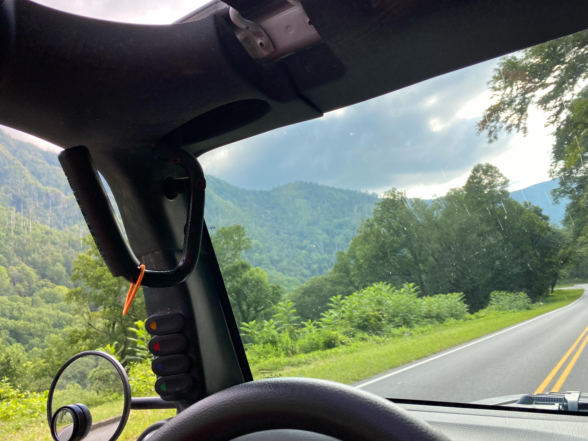 driving with the windows down