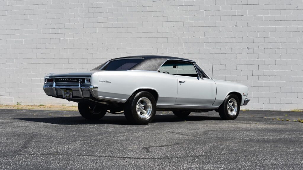 Silver 1966 Chevelle