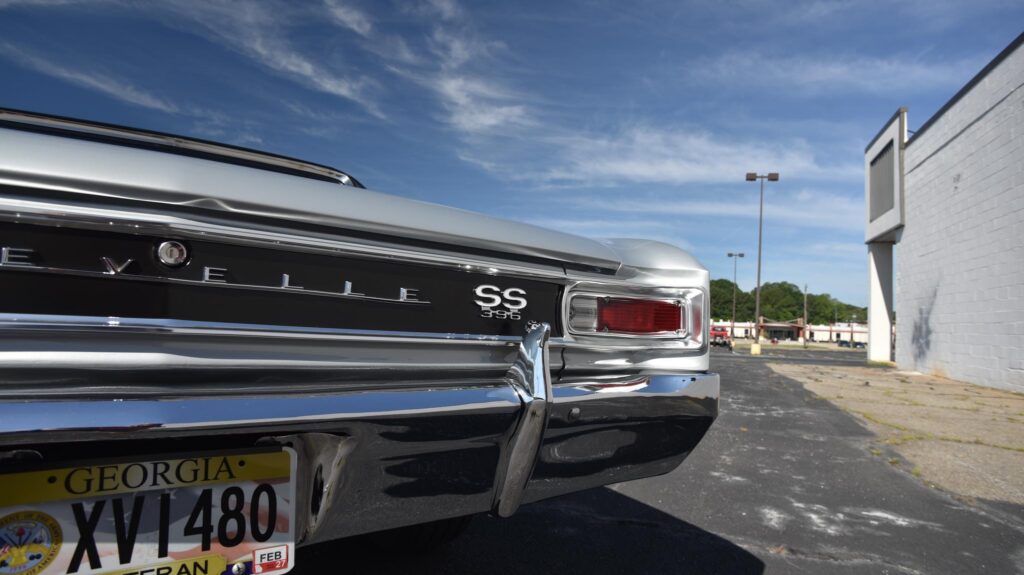 Silver 1966 Chevelle