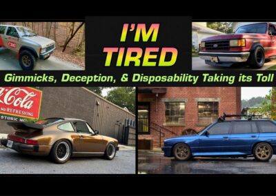 I’m tired – Gimmicks, Deception, & Disposability Taking its Toll