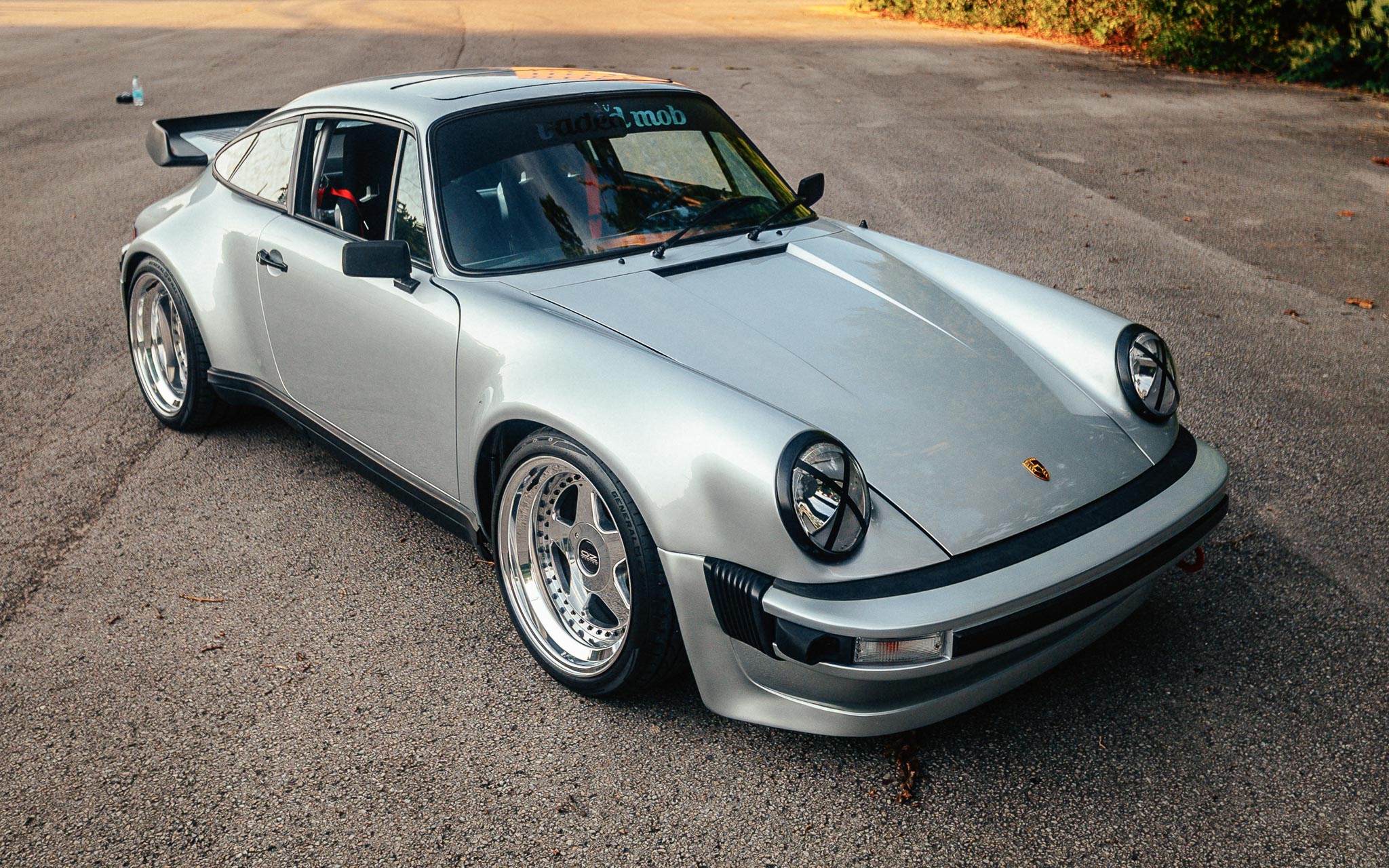 Iconic Silver Porsche 911