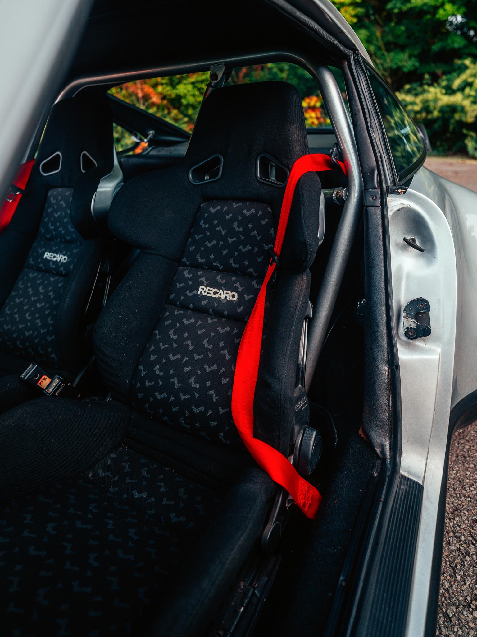 Recaro A8 seats are fiberglass backed & adjustable