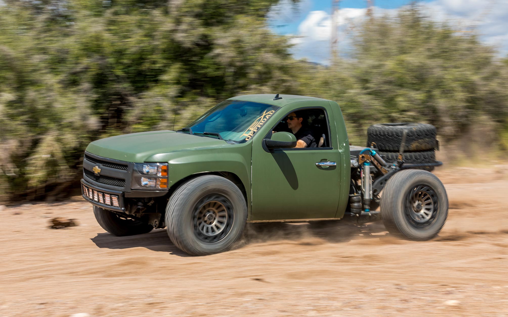 Silverado trophy truck auction