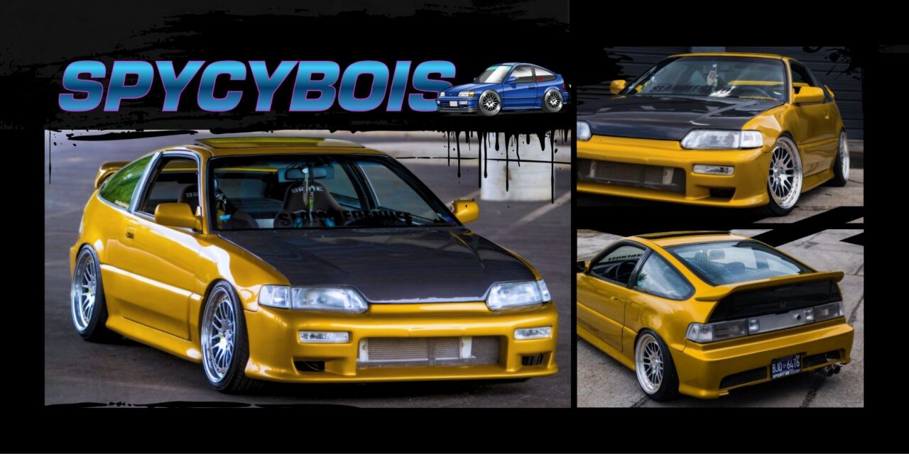 SPYCYBOIS – Kitted Gold Honda CRX
