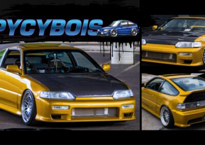 SPYCYBOIS – Kitted Gold Honda CRX
