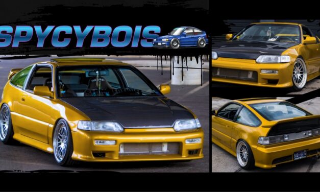 SPYCYBOIS – Kitted Gold Honda CRX