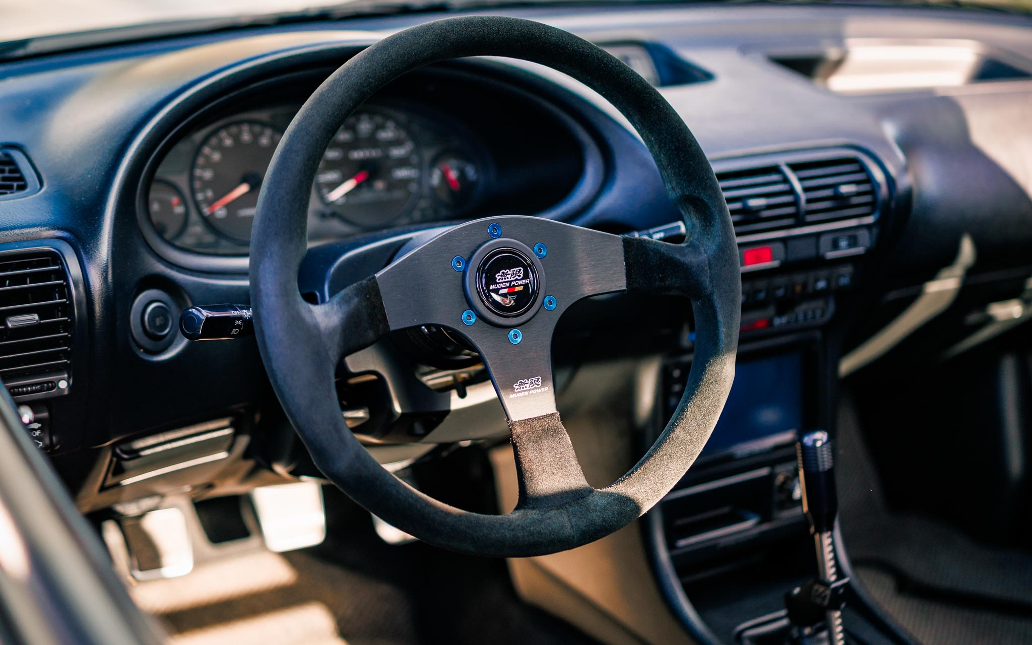 DC3 Integra interiors with Mugen steering wheel