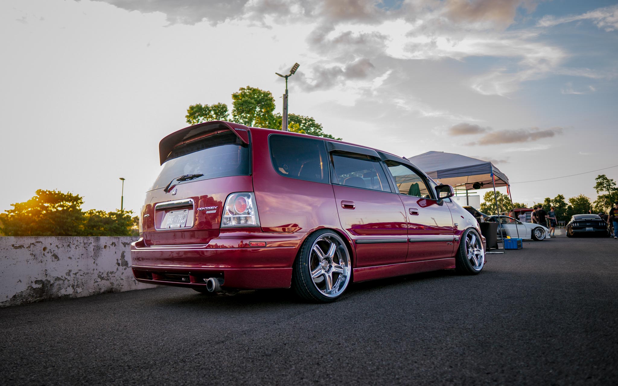 1st gen Honda Odyssey slammed