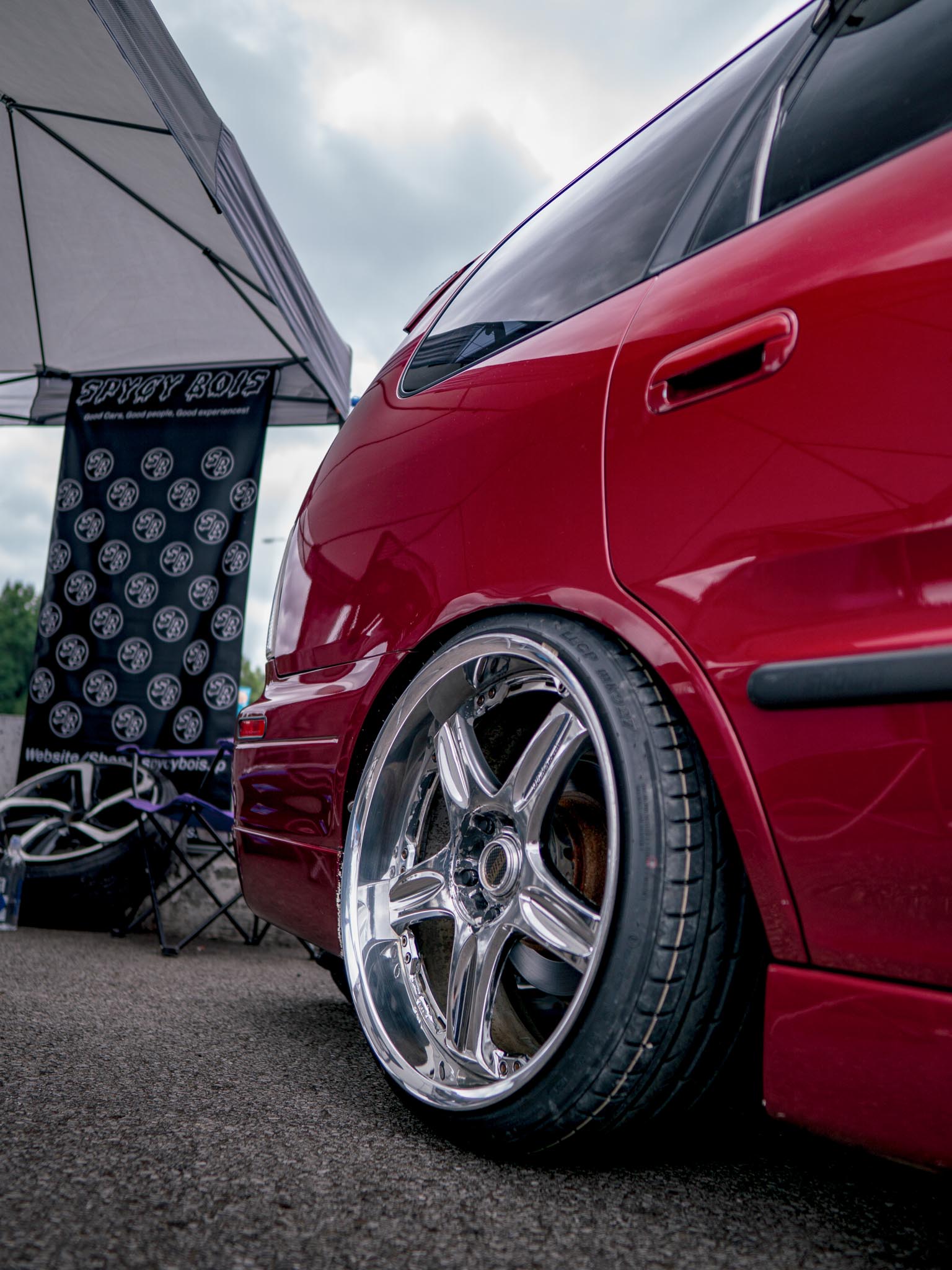 Lowered Odyssey on Volk GTC wheels