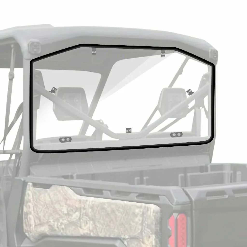 weather resistant cam am defender rear windshield