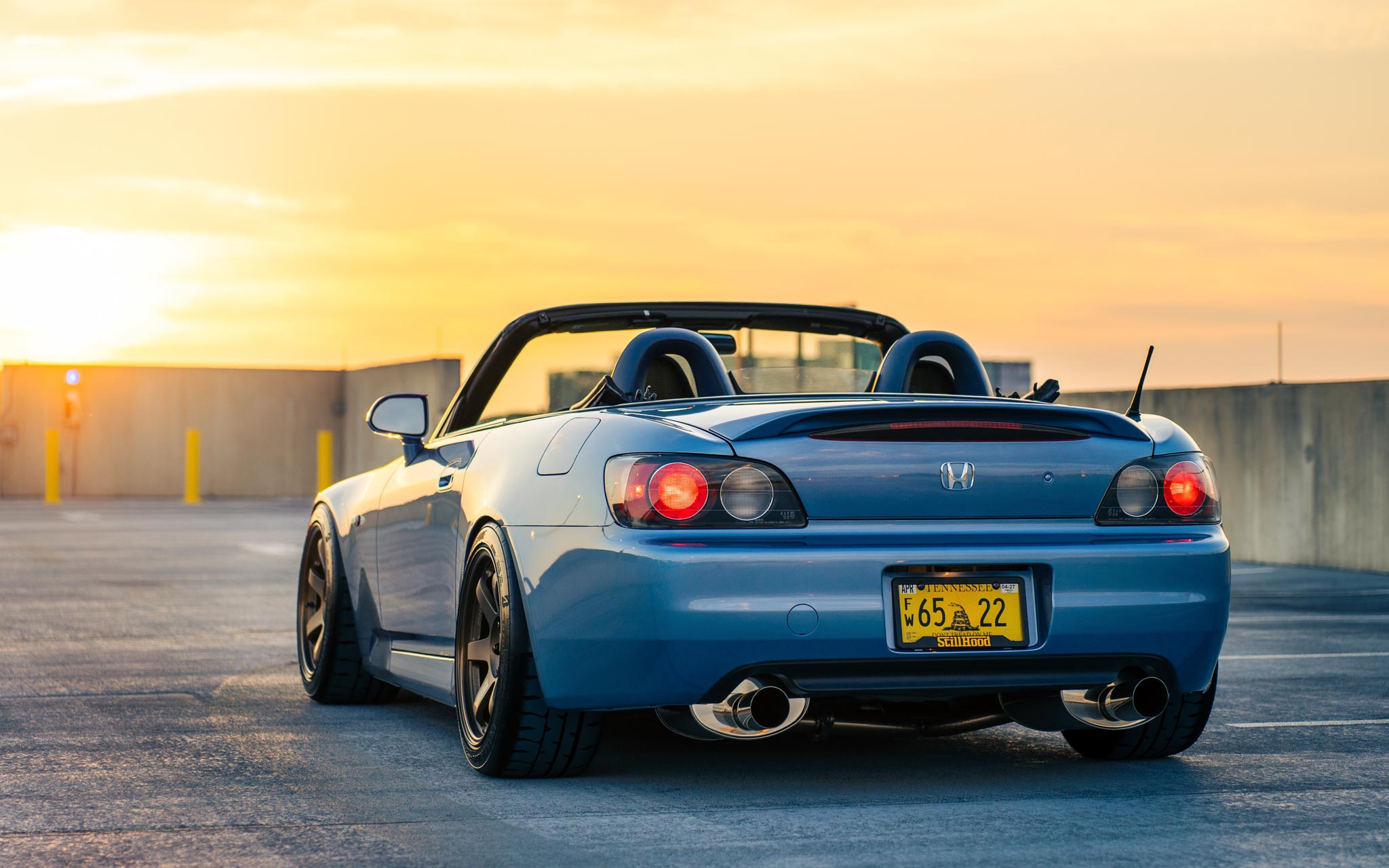 Honda S2000 sunset