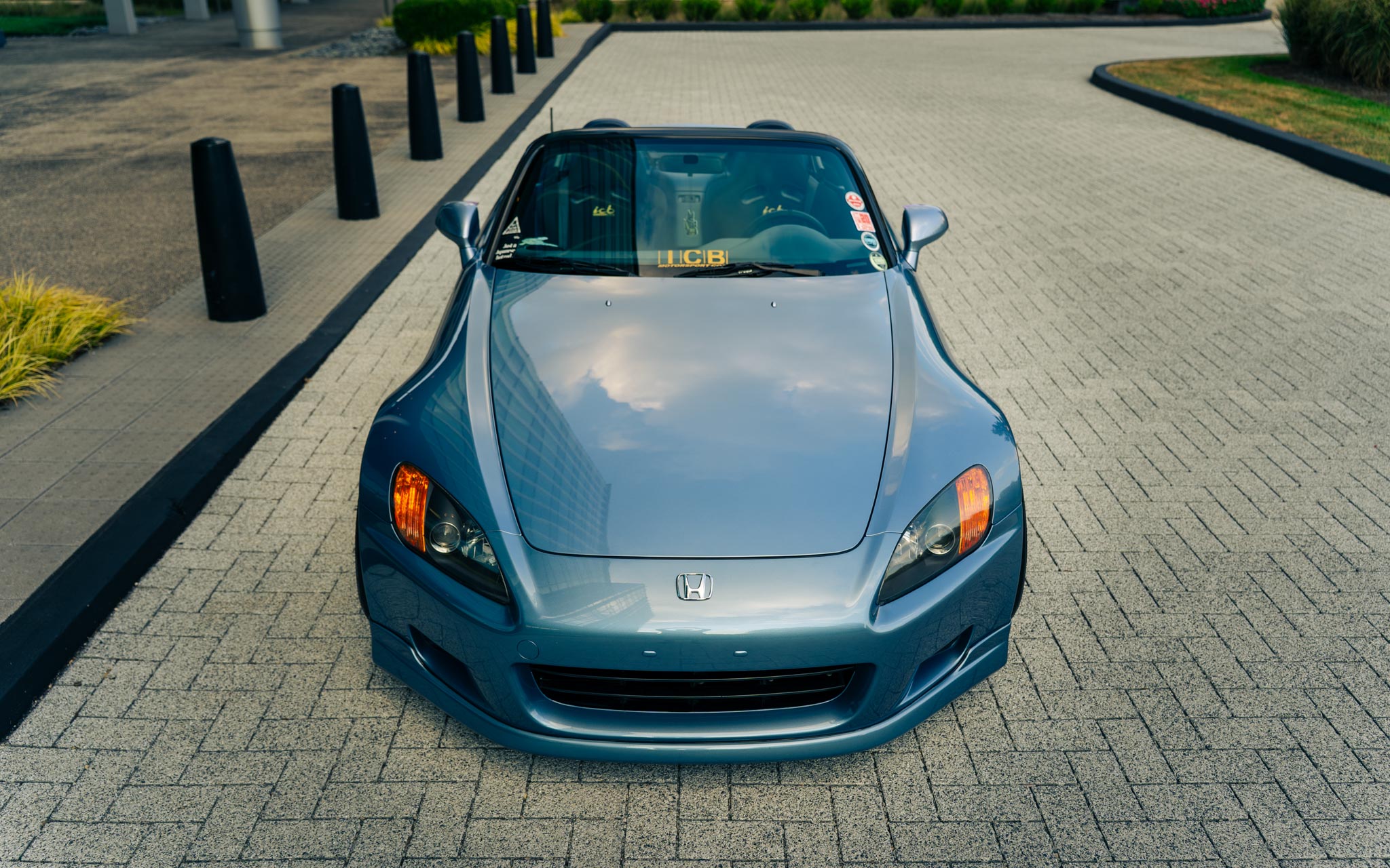 Honda S2000 taken from a top front angle