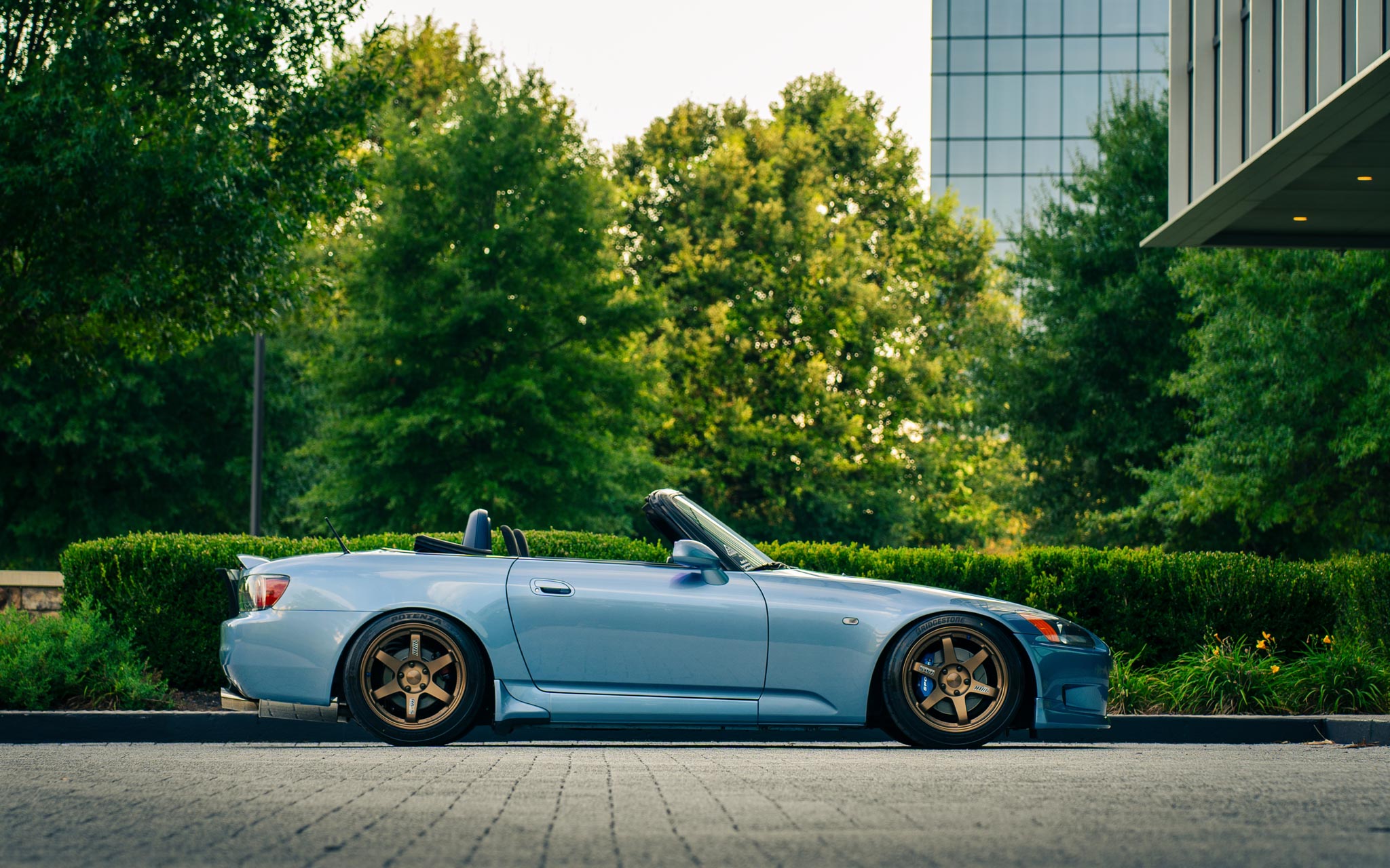 Suzuka Blue S2000 roadster