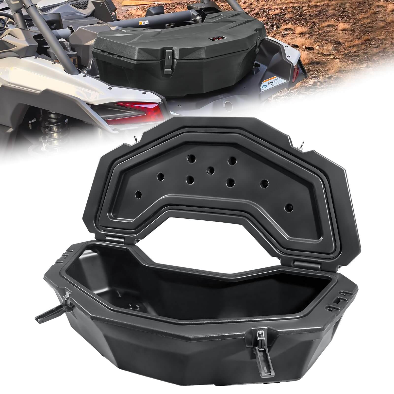 can am maverick waterproof weatherproof storage box for bed