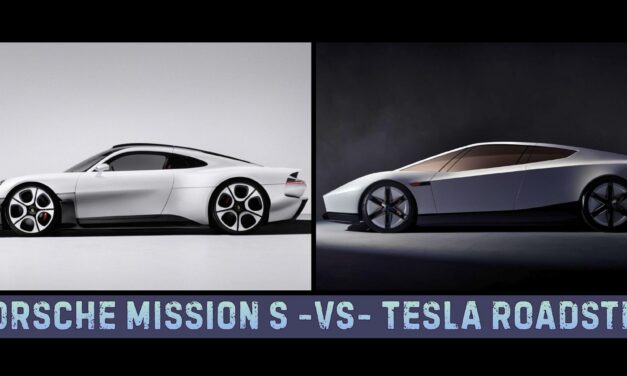 Driving VS Flying – The Porsche Mission S VS Tesla Roadster