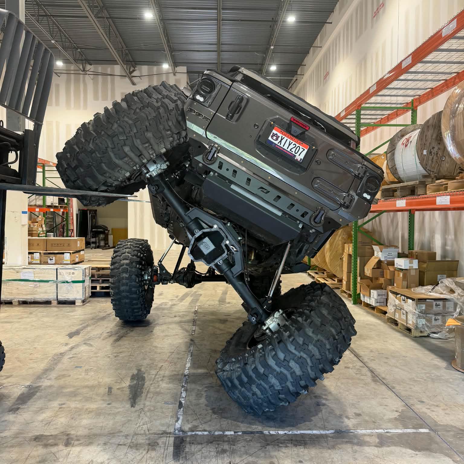 Jeep JLU flex rear