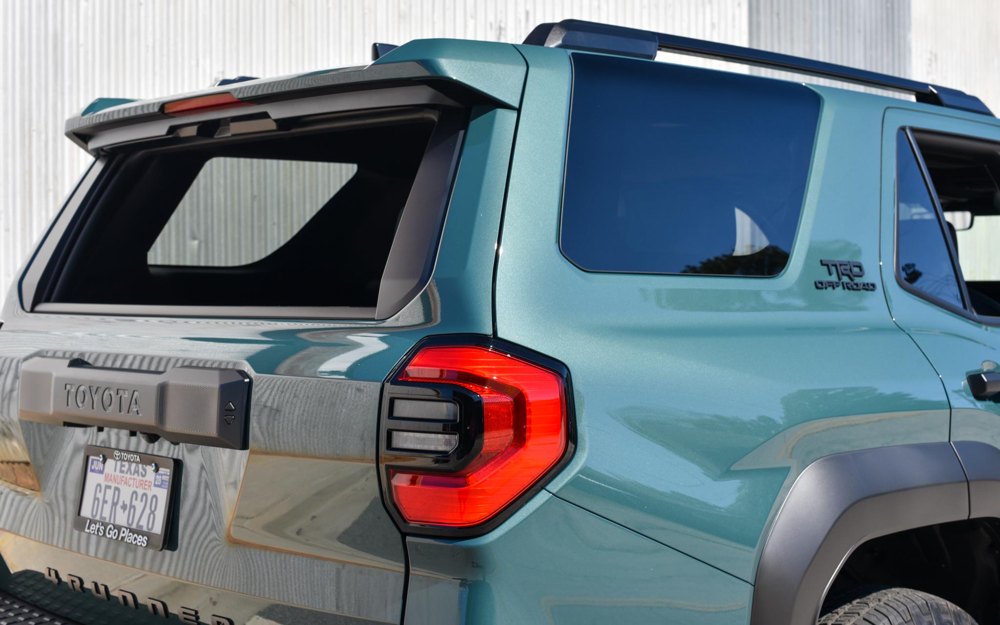 6th gen 4Runner TRD Off-Road Everest - rear window down
