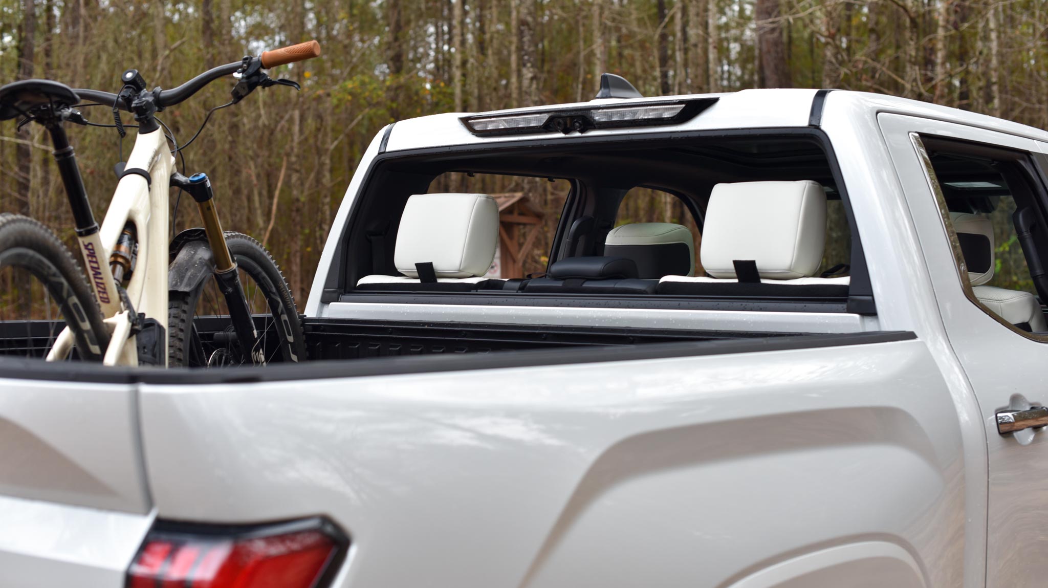 Tundra Capstone rear window rolls down