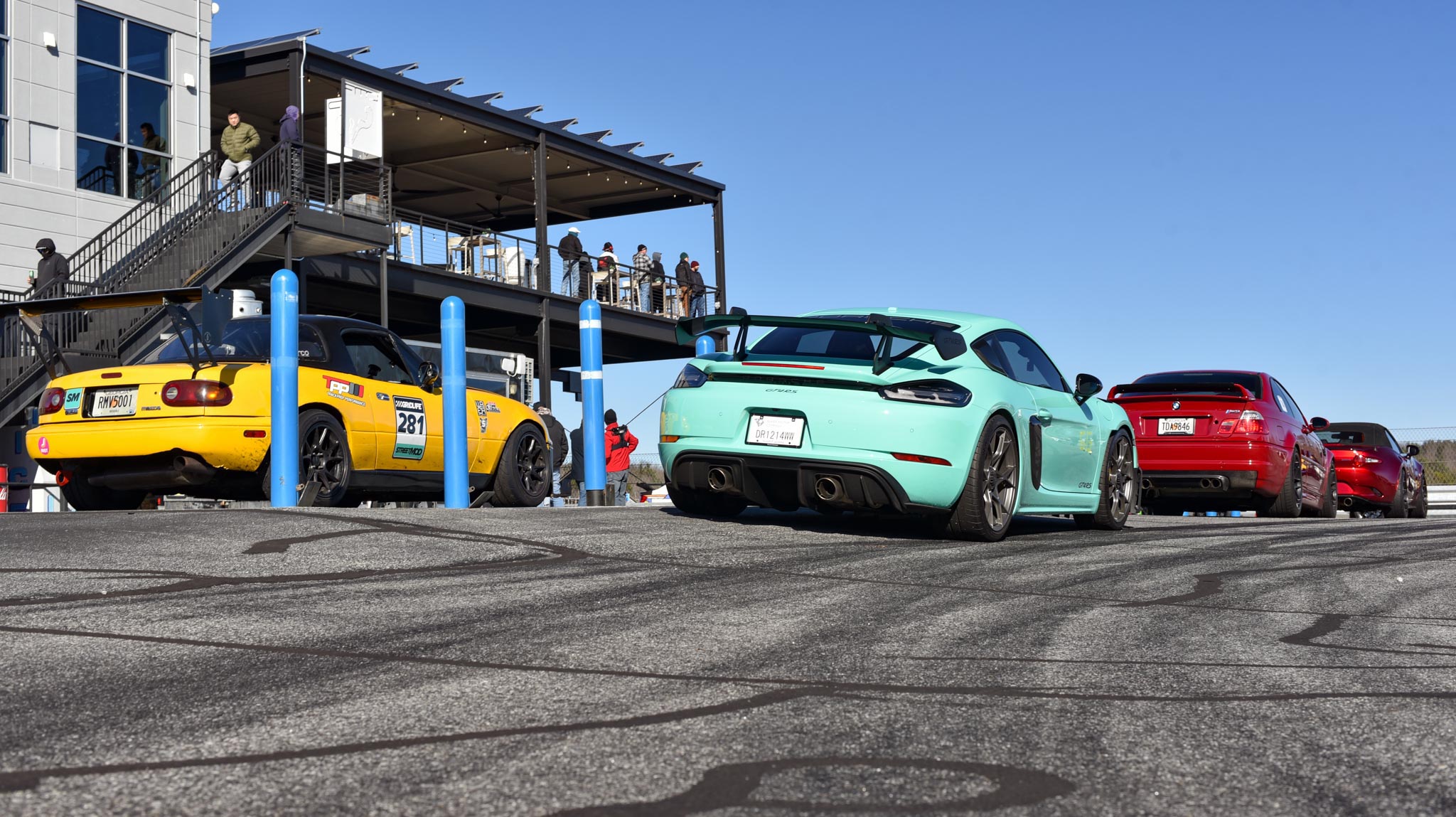typical first track day cars