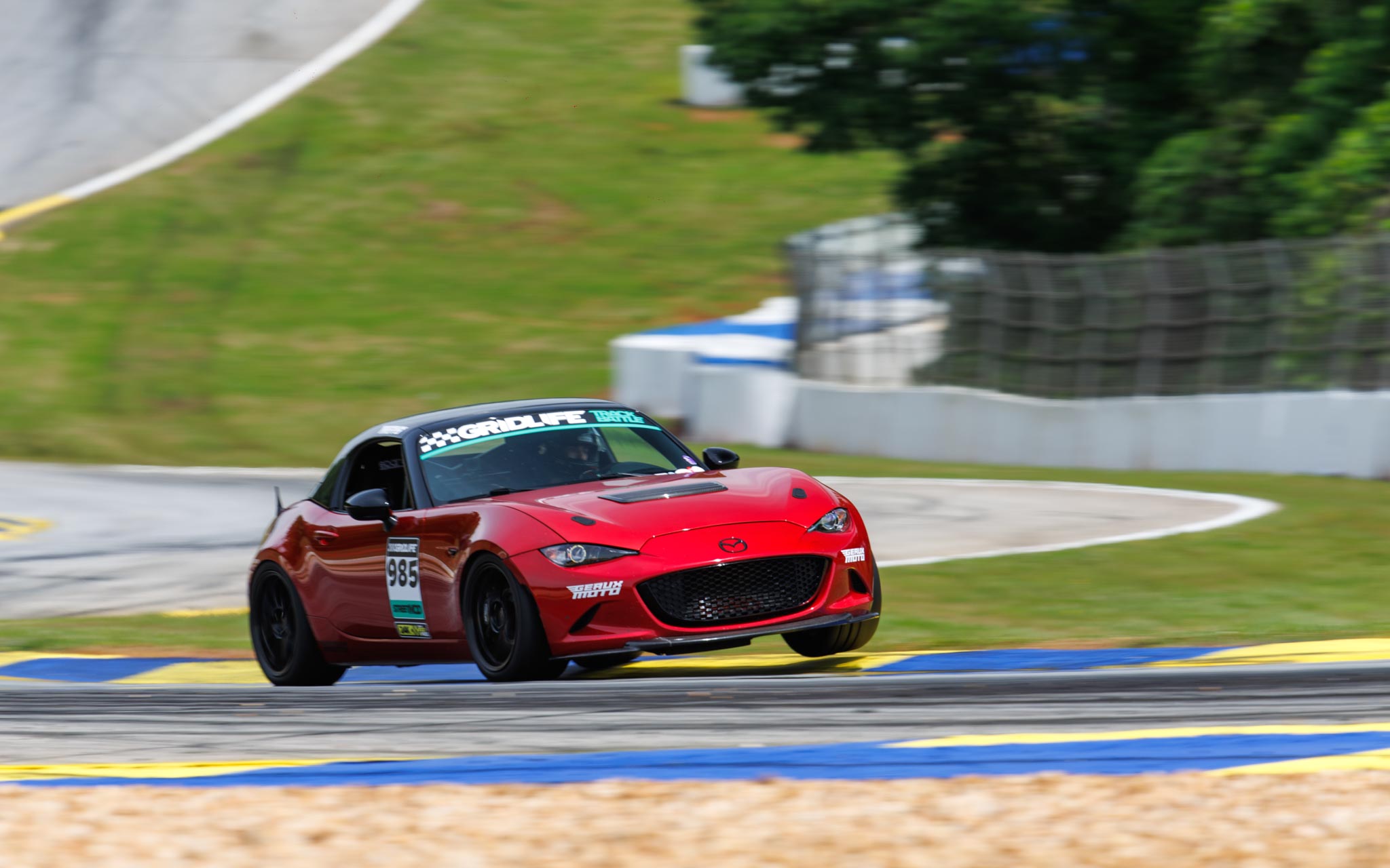 Miata on track
